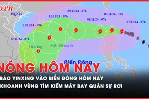 Nóng hôm nay: Đường đi của bão Yinxing vào Biển Đông; Tổ chức tìm kiếm máy bay quân sự Yak-130 rơi