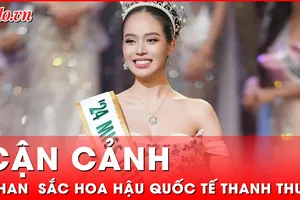 Cận cảnh nhan sắc Hoa hậu Quốc tế Huỳnh Thị Thanh Thủy