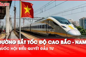 Quốc hội thông qua đầu tư đường sắt tốc độ cao Bắc – Nam với cơ chế đặc biệt