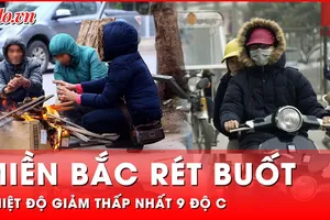 Không khí lạnh tăng cường trong tuần tới, miền Bắc mưa rét, nhiệt độ thấp nhất 9 độ C
