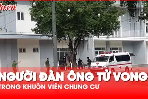 Phát hiện người đàn ông tử vong trong khuôn viên chung cư