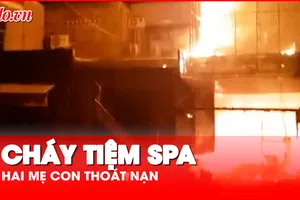 TP.HCM: Cháy tiệm spa lúc 1h sáng ở quận 6