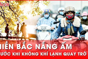 Bắc Bộ và Bắc Trung Bộ hửng nắng chuẩn bị đón không khí lạnh kèm theo mưa ẩm