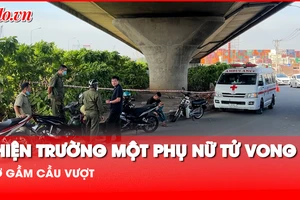 Video: Phát hiện một phụ nữ tử vong ở gầm cầu vượt ngã ba Tân Vạn