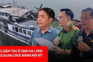 Vụ đắm tàu ở Vịnh Hạ Long: Các cơ quan chức năng nói gì?