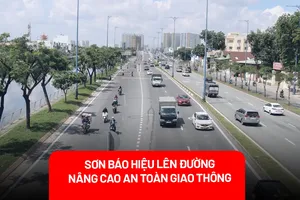 Sơn báo hiệu tốc độ lên mặt đường: Giải pháp mới cho an toàn giao thông 
