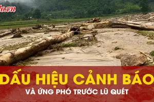 Dấu hiệu cảnh báo lũ quét và kĩ năng ứng phó an toàn 