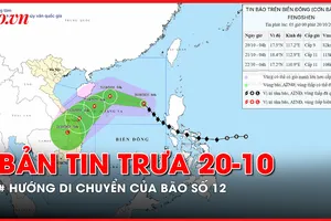 Bản tin trưa 20-10: Hướng di chuyển của bão số 12; Công an vào cuộc vụ bé gái lớp 5 nghi bị cha dượng bạo hành