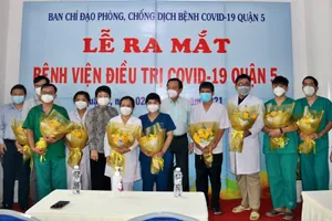 Bệnh viện điều trị COVID-19 quận 5 được đưa vào hoạt động