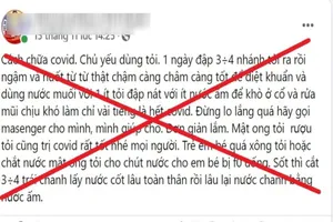 Không có chuyện dùng tỏi trị dứt COVID-19 trong vài giờ đồng hồ