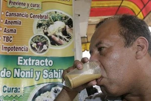 Dân Peru uống sinh tố ếch để tăng cường 'chuyện chăn gối'
