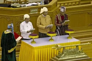 Tân tổng thống Myanmar tuyên thệ nhậm chức