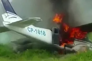 Máy bay chở 70 kg cocain bị bắn hạ