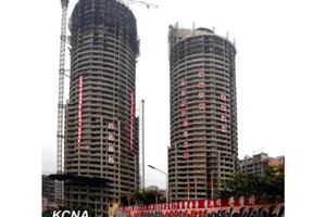 Triều Tiên xây tòa nhà 70 tầng chỉ trong 74 ngày