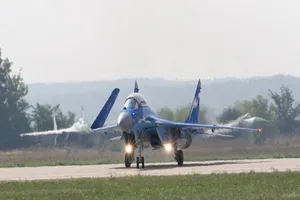 Tiêm kích Nga rơi gần tàu sân bay ở Địa Trung Hải