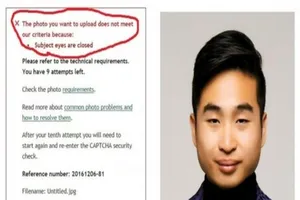 Hi hữu: Bị từ chối nhận hồ sơ làm hộ chiếu vì… mắt hí