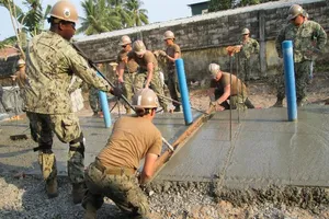 Đơn vị công binh hải quân Mỹ rút khỏi Campuchia