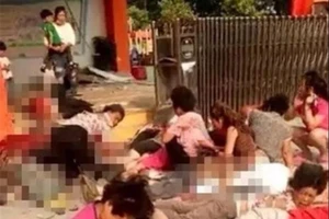 Nổ lớn ở trường mầm non Trung Quốc, 7 người chết