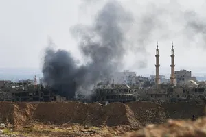 Đoàn xe 200 quân IS tan tác dưới mưa bom của Nga