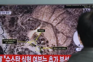 Bãi thử hạt nhân Triều Tiên sập tan tành