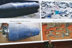 Nga tiết lộ 2 tên lửa chưa nổ tấn công Syria bị thu giữ