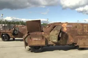 Nga trưng bày dàn vũ khí Mỹ chế tạo bị thu giữ ở Syria