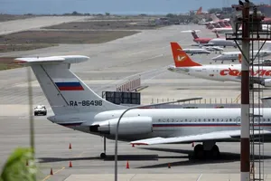 Máy bay không quân Nga đáp xuống Venezuela