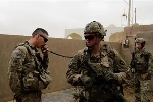 Binh sĩ Mỹ ở Iraq. Ảnh: AP