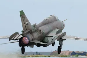Tiêm kích Su-22 của Syria.