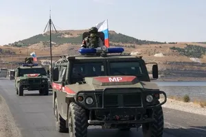 Cảnh sát quân sự Nga ở Syria.