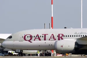 Một máy bay của Qatar. Ảnh: REUTERS
