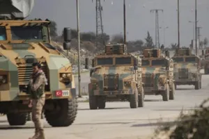 Xe quân sự Thổ Nhĩ Kỳ ở Idlib.