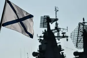 Hệ thống radar trên tàu chiến của Hạm đội biển Đen Nga. Ảnh: SPUTNIK