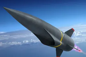 Hình ảnh mô phỏng một tên lửa siêu thanh trên máy tính. Ảnh: SPUTNIK