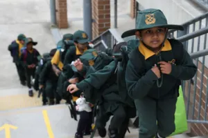 Hàng triệu trẻ em ở Úc đã trở lại trường. Ảnh: REUTERS