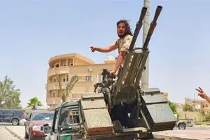 Lực lượng chính phủ Tripoli mở chiến dịch chiếm TP Sirte và căn cứ Al-Jufra của ông Haftar. Ảnh: Hazem Turkia/ANADOLU