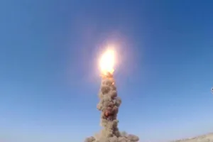 Một vụ thử hệ thống phòng thủ tên lửa đạn đạo của quân đội Nga.