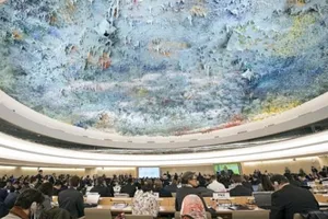 Một phiên họp của Hội đồng Nhân quyền Liên Hợp Quốc ở Geneva (Thụy Sĩ). Ảnh: AFP