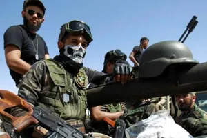 Các thành viên của Quân đội Quốc gia Libya (LNA).