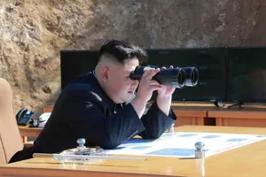 Nhà lãnh đạo Triều Tiên Kim Jong-un. 