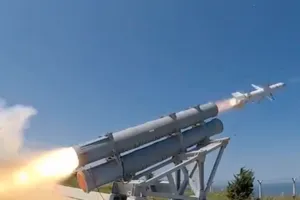 Tên lửa diệt hạm do Thổ Nhĩ Kỳ chế tạo. Ảnh: RT