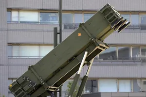 Bệ phóng tên lửa đánh chặn Patriot. Ảnh: AFP