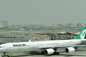 Một máy bay hành khách của hãng Mahan Air (Iran). 
