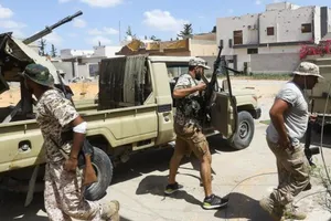 Lính đánh thuê nước ngoài tham chiến ở Libya. Ảnh: GETTY IMAGES