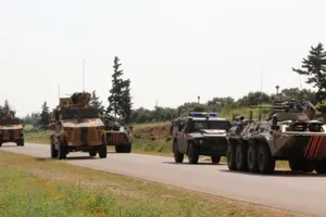 Xe thiết giáp Nga bị phục kích trúng tên lửa ở Syria