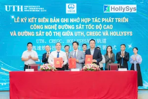 Đại học GTVT TP.HCM hợp tác với nước ngoài để phát triển công nghệ đường sắt tốc độ cao