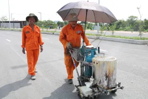 2km đường song hành quốc lộ 50 trước ngày thông xe