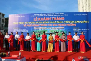 TP.HCM: Khánh thành một đoạn kênh Hàng Bàng qua quận 5