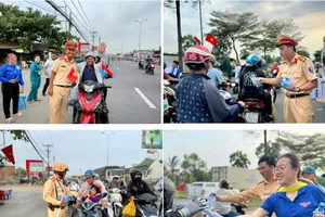 CSGT TP.HCM đồng hành cùng người dân dịp lễ 30-4