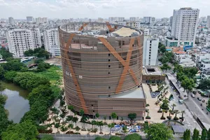 Cận cảnh rạp xiếc và biểu diễn đa năng Phú Thọ trước ngày khánh thành